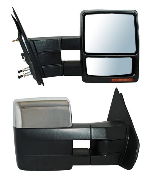 [ELFSD08ER1] ESPEJO FORD SUPER DUTY 08-16 ELECT C/DESEMP C/DIRECC CROM C/LUZ INF C/MEM TELESCOPICO DER