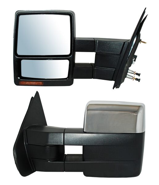 [ELFSD08EL1] ESPEJO FORD SUPER DUTY 08-16 ELECT C/DESEMP C/DIRECC CROM C/LUZ INF C/MEM TELESCOPICO IZQ