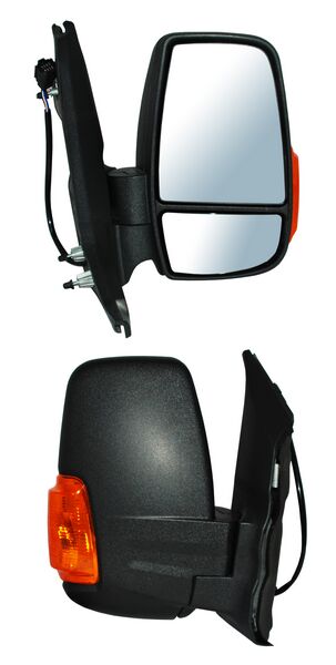 [ELFTR14ER3] ESPEJO FORD TRANSIT 15-17 ELECT C/DESEMP C/DIRECC AMBAR TEXT AUTOABATIBLE VAN/CHASIS/PASAJ DER