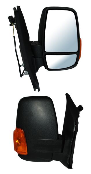 ESPEJO FORD TRANSIT 15-17 S/CONT C/DIRECC AMBAR TEXT VAN/CHASIS/PASAJ DER