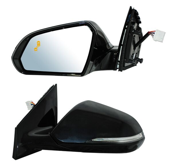 ESPEJO HYUNDAI SONATA 15-17 ELECT P/PINT BASE NEG C/DIRECC C/SENSOR PUNTO CIEGO C/DESEMP C/MEM IZQ TW