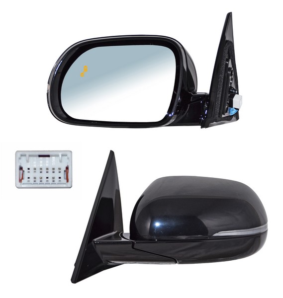 ESPEJO KIA SOUL 20-21 ELECT P/PINT C/DIRECC C/DESEMP C/SENSOR PUNTO CIEGO 8 PINES IZQ TW