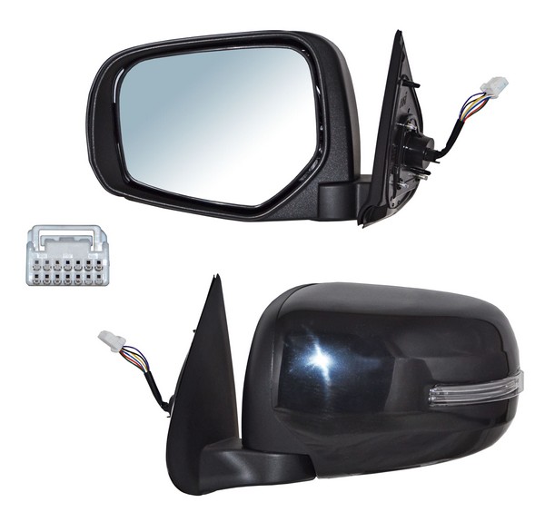 ESPEJO MITSUBISHI PU L200 16-18 ELECT P/PINT C/DIRECC AUTOABATIBLE 7 PINES IZQ TW