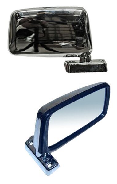ESPEJO NISSAN PU 720 DE 1980 AL 1993 / 620 DE 1973 AL 1980 BASE/DELUXE/SPORT TRUCK S/CONT CROM TIPO JAPONES DER (128470) TW