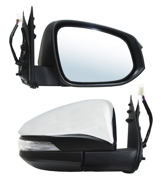 ESPEJO TOYOTA HILUX 16-20 ELECT CROM C/DIRECC ABATIBLE DER (135886) TW