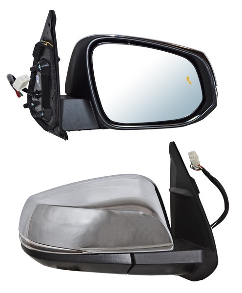 ESPEJO TOYOTA TACOMA 16-21 ELECT C/DESEMP C/DIRECC C/SENSOR PUNTO CIEGO CROM 2WDD/4X4/TRD/SPORT/EDICION ESPECIAL DER