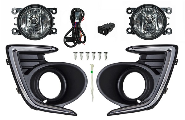 [DOAT15FAAUXJGO] FARO AUX (NIEBLA) DODGE ATTITUDE DE 2015 AL 2020/ MIRAGE G4 DE 2019 AL 2020 C/REJILLA JGO TW