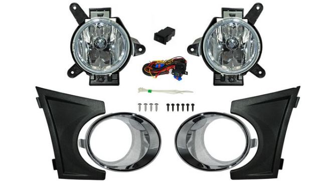 FARO AUX (NIEBLA) CHEVROLET SPARK DE 2011 AL 2013 C/REJILLA C/BISEL CROM JGO HGO (132534) TW