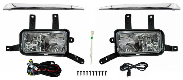 [CHSU15FAUCR] FARO AUX (NIEBLA) CHEVROLET SUBURBAN / TAHOE DE 2015 AL 2017 C/MOLD CROM JGO TW