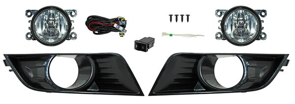 FARO AUX (NIEBLA) FORD RANGER DE 2016 AL 2018 C/REJILLA NEG JGO  TW