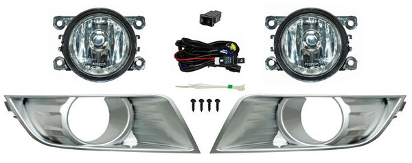 FARO AUX (NIEBLA) FORD RANGER DE 2016 AL 2019 C/REJILLA PLATA JGO TW