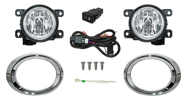 [HD254] FARO AUX (NIEBLA) HONDA BRV DE 2018 AL 2019 C/MOLD CROM JGO 2 PZAS TW