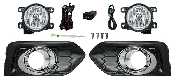 FARO AUX (NIEBLA) HONDA CITY DE 2018 AL 2020 C/REJILLA F/CROM JGO TW