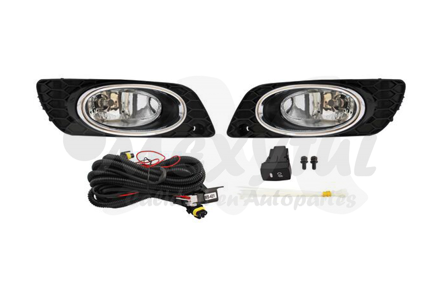 FARO AUX (NIEBLA) HONDA CIVIC DE 2012 C/REJILLA F/CROM 4 PTAS JGO HGO (132515) TW