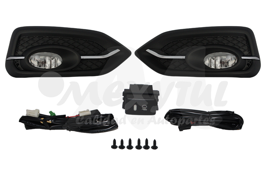 [HOCIV14FAAHG4LR] FARO AUX (NIEBLA) HONDA CIVIC DE 2014 AL 2015 C/REJILLA 2 PTAS (COUPE) JGO HGO (132514) TW