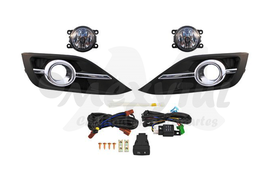[HOCRV12FAAHGFCLR] FARO AUX (NIEBLA) HONDA CRV DE 2012 AL 2014 C/REJILLA F/CROM JGO HGO  TW