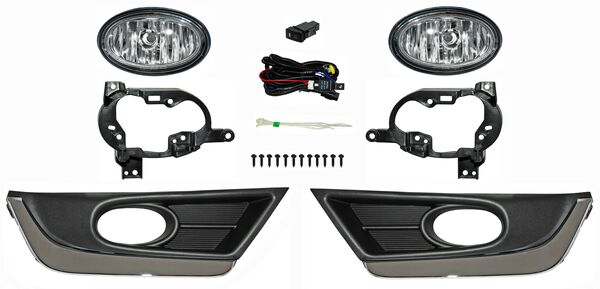 FARO AUX (NIEBLA) HONDA CRV DE 2017 AL 2019 C/REJILLA F/CROM JGO TW