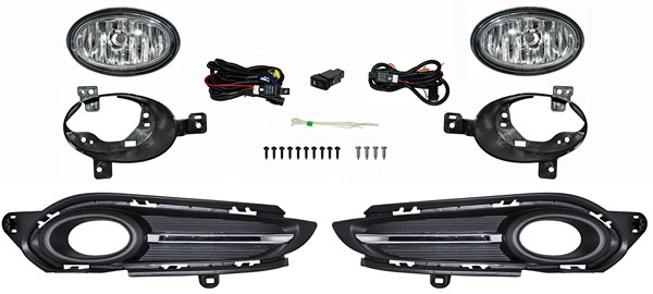 FARO AUX (NIEBLA) HONDA HRV  DE 2016 AL 2018 C/REJILLA F/CROM JGO TYC TW