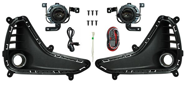 FARO AUX (NIEBLA) HYUNDAI GRAND I10 DE 2018 AL 2020 C/REJILLA F/CROM 5 PTAS JGO TYC TW