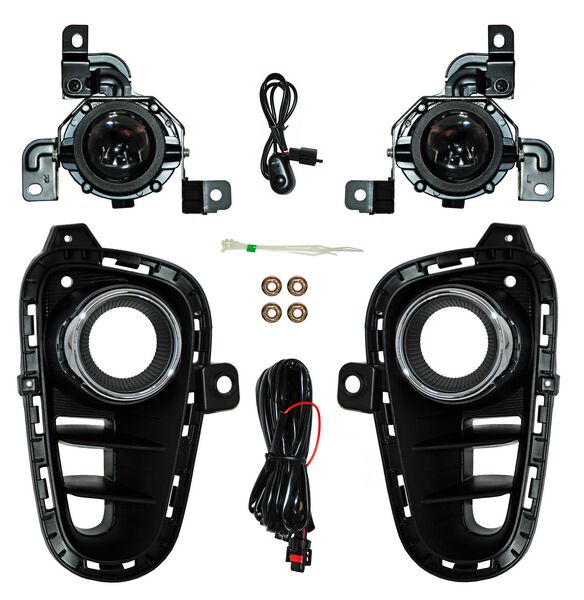 FARO AUX (NIEBLA) KIA RIO 18-20 C/REJILLA F/CROM JGO TW