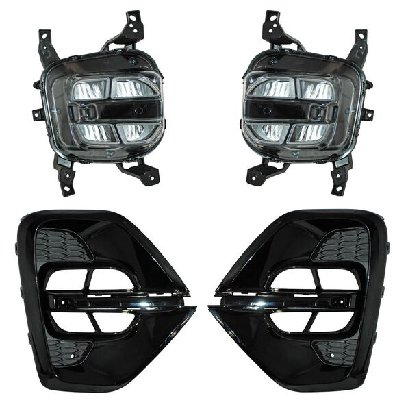[KA2660-LED] FARO AUX (NIEBLA) KIA SPORTAGE 19-20 SXL C/REJILLA S/MOLD LEDS JGO