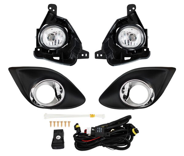 [19-60170005Z3] FARO AUX (NIEBLA) MAZDA 2 12-15 C/REJILLA F/CROM JGO 2 PZAS