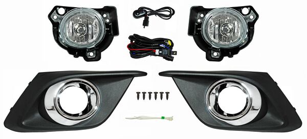 FARO AUX (NIEBLA) MAZDA 3 13-16 C/REJILLA F/CROM JGO TW