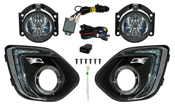 [MB627L] FARO AUX (NIEBLA) MITSUBISHI ASX 14-15 C/REJILLA C/LED JGO TW