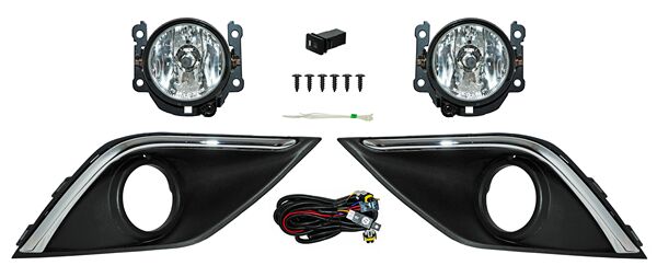 FARO AUX (NIEBLA) MITSUBISHI OUTLANDER 16-19 C/REJILLA F/CROM JGO TW