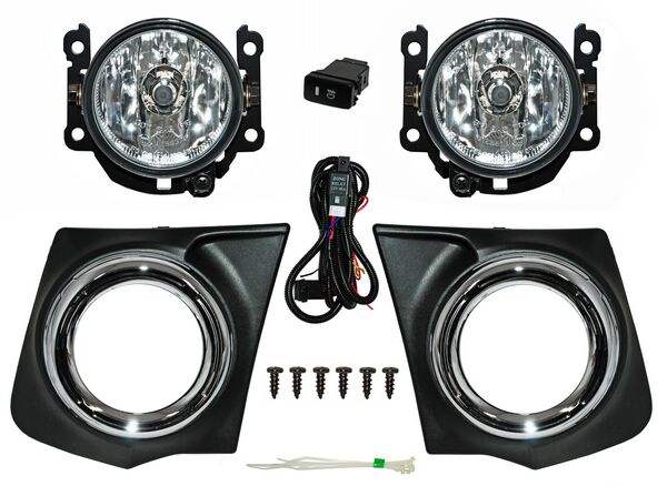 FARO AUX (NIEBLA) MITSUBISHI PU L200 16-18 C/REJILLA F/CROM JGO TW