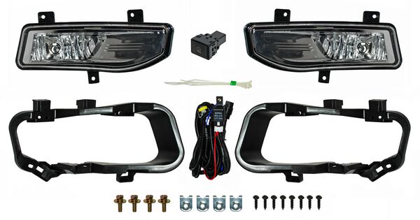 [NS332-1] FARO AUX (NIEBLA) NISSAN KICKS 2017 AL 2020 C/BASE JGO 2 PZAS TYC