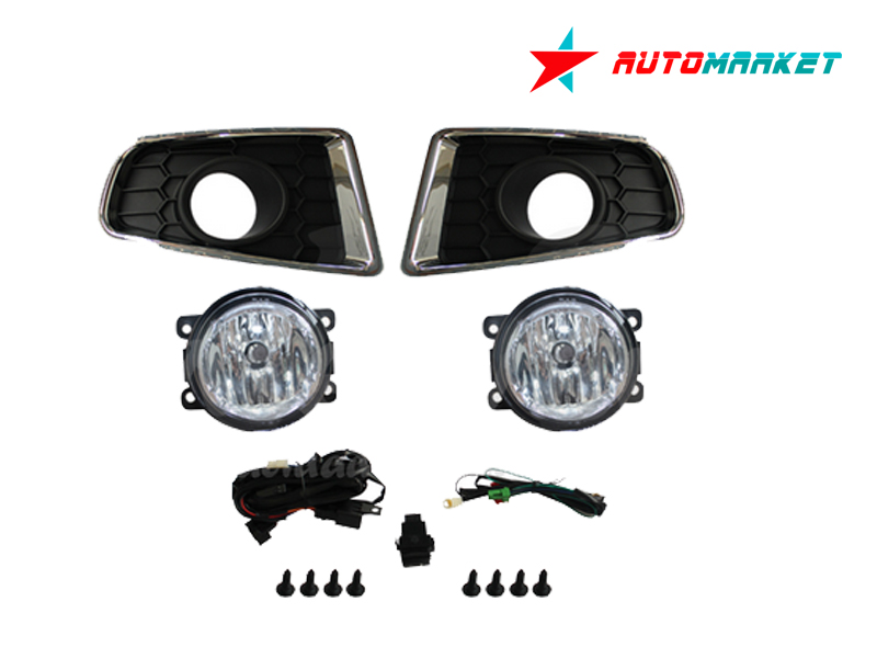 [RESAN12FAAHGCRLR] FARO AUX (NIEBLA) RENAULT SANDERO DE 2012 AL 2015 C/REJILLA F/CROM JGO HGO (132539) EX+