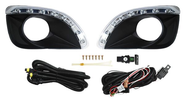 FARO AUX (NIEBLA) TOYOTA CAMRY 10-11 C/REJILLA C/LEDS JGO **** TW