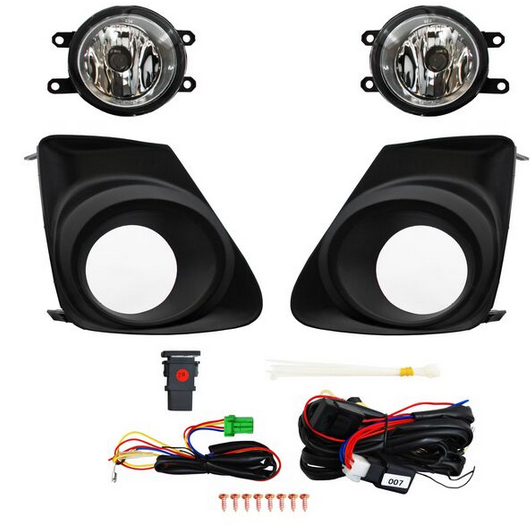 [TOCOR11FAAHGLR] FARO AUX (NIEBLA) TOYOTA COROLLA DE 2011 AL 2013 C/REJILLA JGO  HGO N4 (132491)