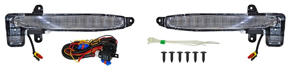 [TY1077-LED] FARO AUX (NIEBLA) TOYOTA COROLLA 20 SE LEDS JGO 2 PZAS TYC