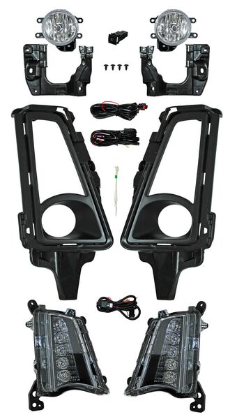 FARO AUX (NIEBLA) TOYOTA HIACE 20-21 C/REJILLA LEDS JGO TW