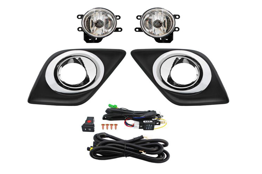 [TOHIL16FAACRLR] FARO AUX (NIEBLA) TOYOTA HILUX DE 2016 AL 2022 C/REJILLA F/CROM EXT JGO TW