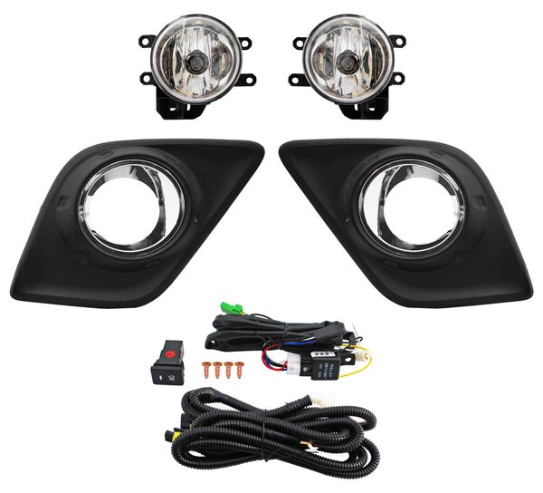 FARO AUX (NIEBLA) TOYOTA HILUX 16-20 C/REJILLA F/CROM INT JGO TW