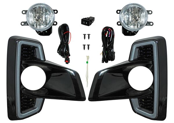 FARO AUX (NIEBLA) TOYOTA HILUX 19-21 ROCCO/REVO C/REJILLA JGO TYC TW