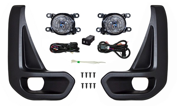 [TY1017-LED] FARO AUX (NIEBLA) TOYOTA HILUX 20-21 LEDS C/REJILLA JGO 2 PZAS TYC TW