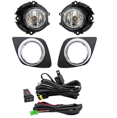 FARO AUX (NIEBLA) TOYOTA RAV4 DE 2009 AL 2012 C/REJILLA F/CROM JGO CN (132498)