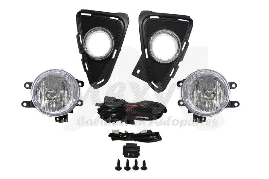 FARO AUX (NIEBLA) TOYOTA RAV4 DE 2016 AL 2018 C/REJILLA F/CROM JGO CN (132499)