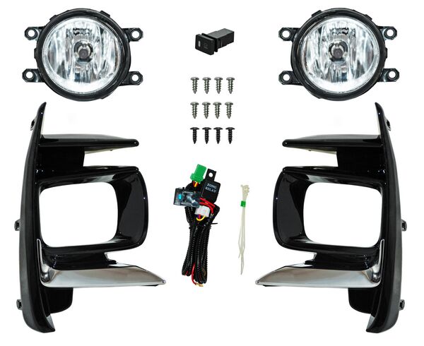 FARO AUX (NIEBLA) TOYOTA SIENNA 18-20 C/REJILLA F/CROM JGO TW