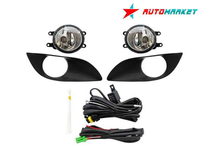 FARO AUX (NIEBLA) TOYOTA YARIS DE 2009 AL 2013 5 PTAS C/REJILLA JGO HGO (132496) TW