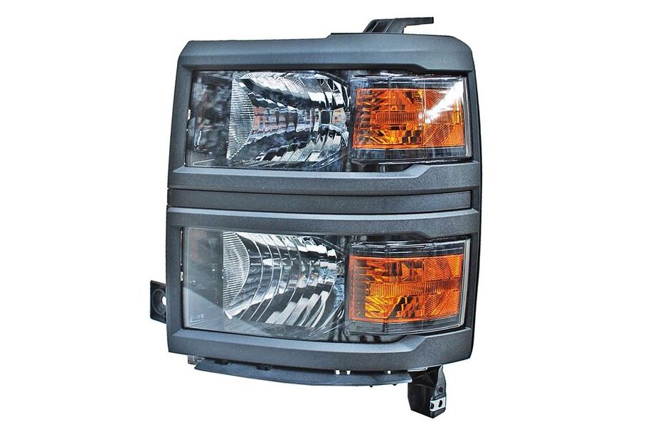 [20-9576-A0-1A] FARO CHEVROLET PICK UP 2014 AL 2015 F/NEG C/FOCOS IZQ TYC PU