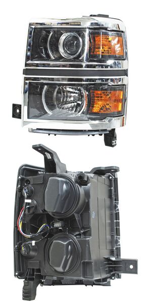 FARO CHEVROLET PICK UP 2014 AL 2016 F/CROM C/LUPA IZQ TYC PU