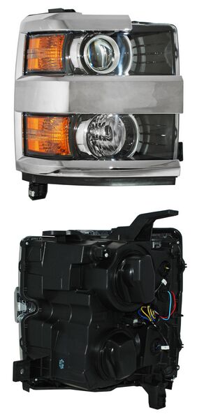 [20-9755-A0-1A] FARO CHEVROLET PICK UP 2016 AL 2018 3500 C/LUPA F/CROM DER TYC PU
