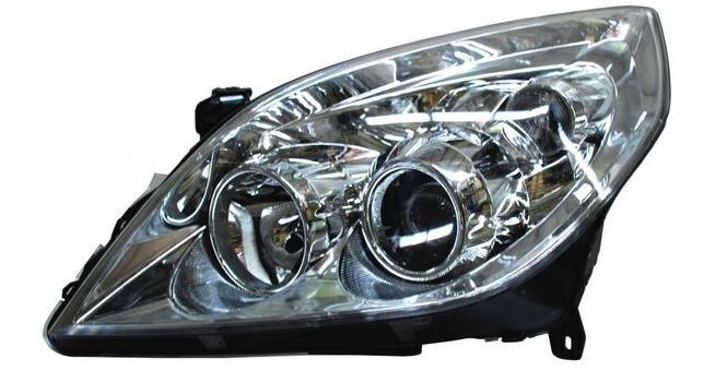 [20-B042-05-2B] FARO CHEVROLET VECTRA 2005 AL 2007 FONDO CROM C/LUPA LINEA NVA IZQ TYC