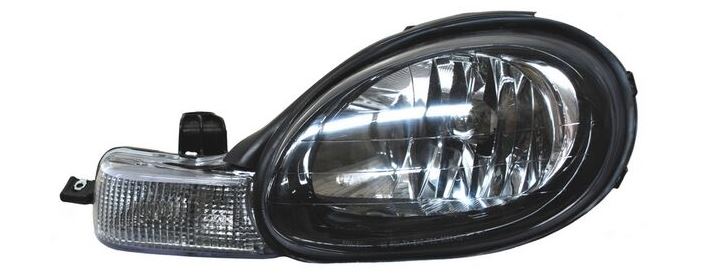 FARO DODGE NEON 2000 AL 2002 C/CUARTO FONDO NEG IZQ TYC