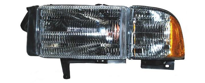 FARO DODGE PICK UP RAM 1994 AL 2002 C/BASE C/CUARTO IZQ TYC PU